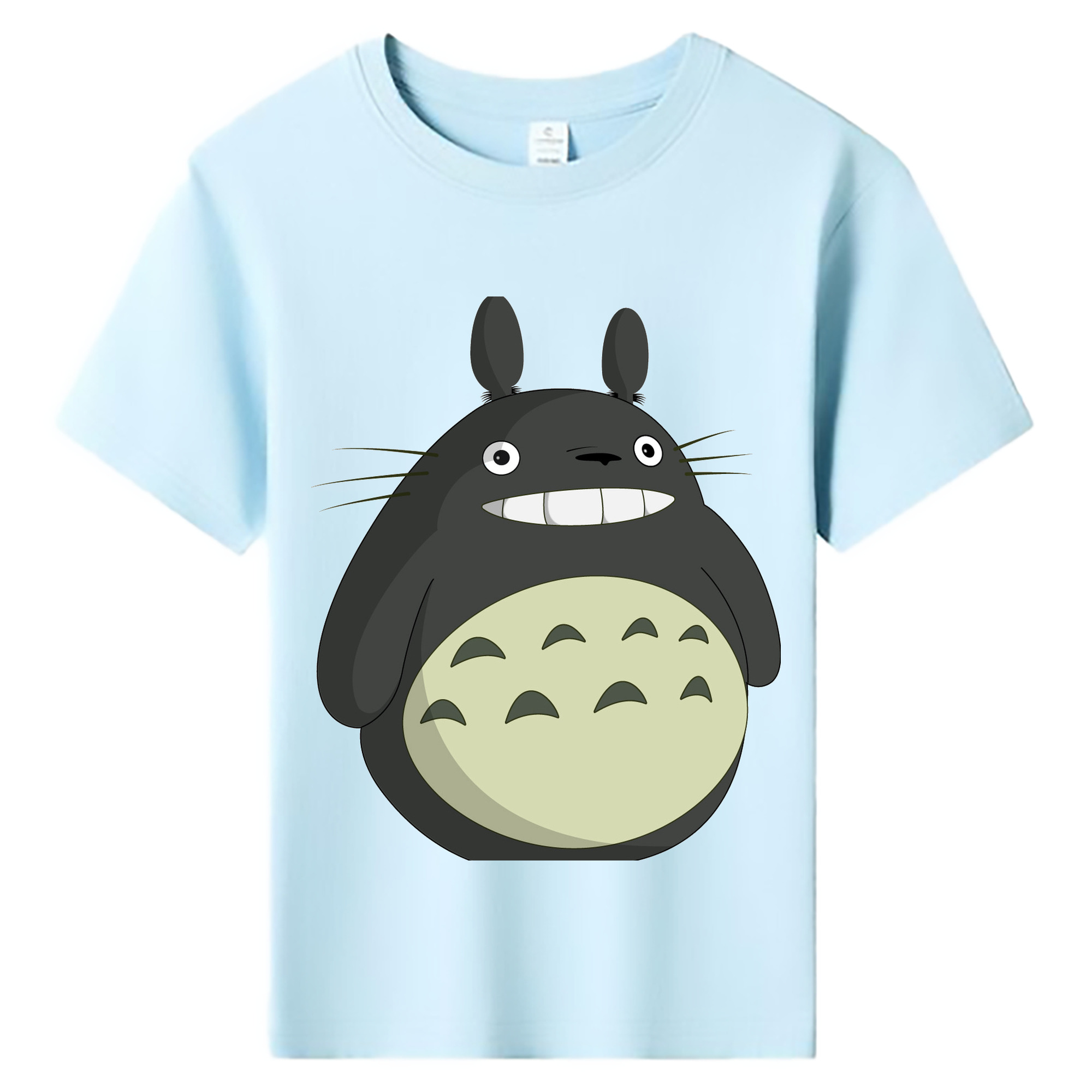 （画像用） となりのトトロ 草壁メイ 草壁サツキ My Neighbor Totoro Satsuki Kusakabe Mei Kusakabe 綿100％キッズTシャツ（フロントプリント）